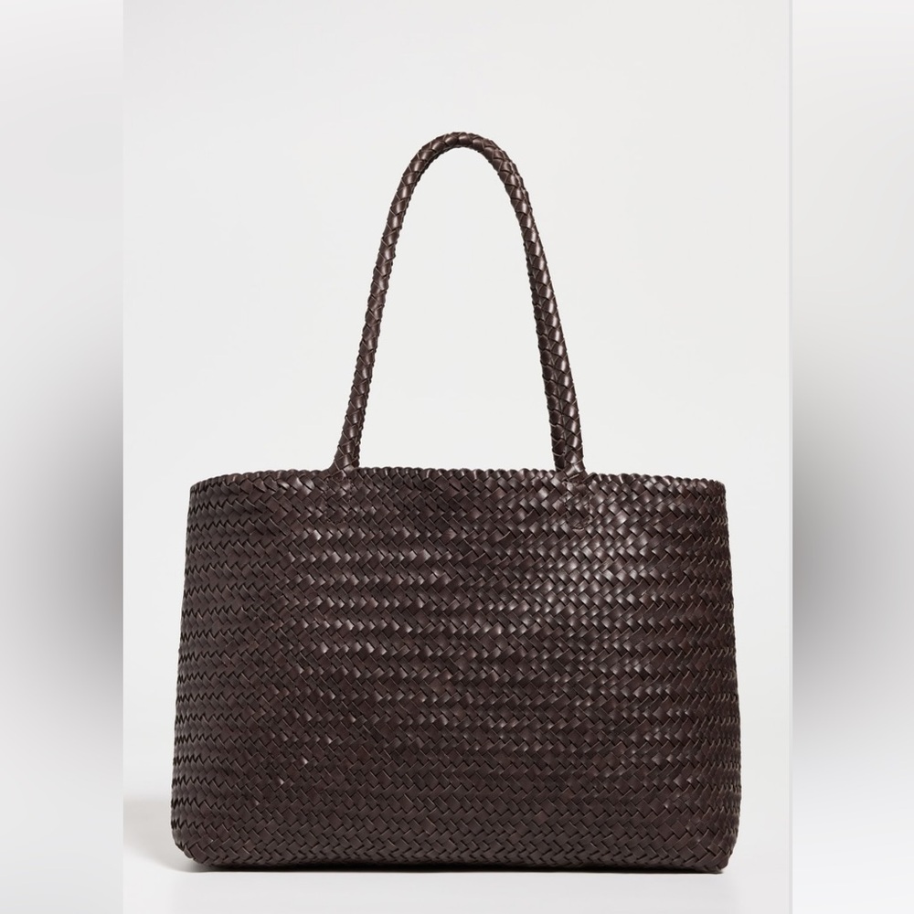 NWT Madewell Handwoven Tote in Coffee Bean